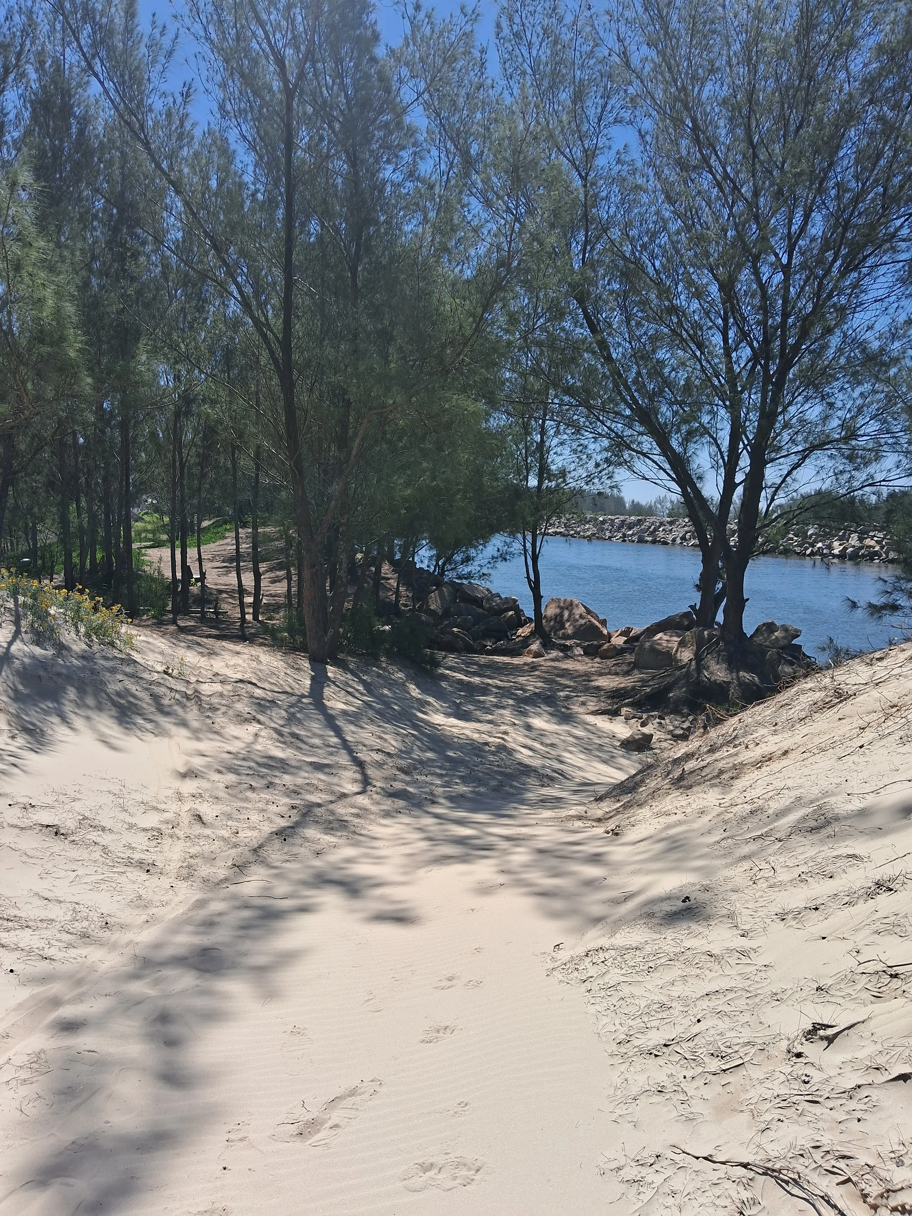 Trilha para a praia